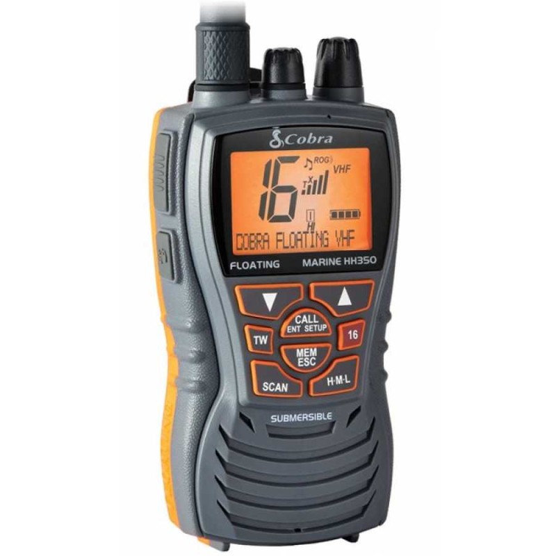 VHF portatile Cobra Marine MR HH350 FLT EU galleggiante e immergibile - foto 1