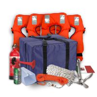 Kit Sicurezza Barca 4 Persone Entro 3 Miglia – Dotazioni Complete in Borsa Impermeabile - foto 2