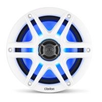 Clarion Speaker nautici 6,5” Clarion CMS-651RGB-SWB con LED RGB – Griglia Sport Bianca